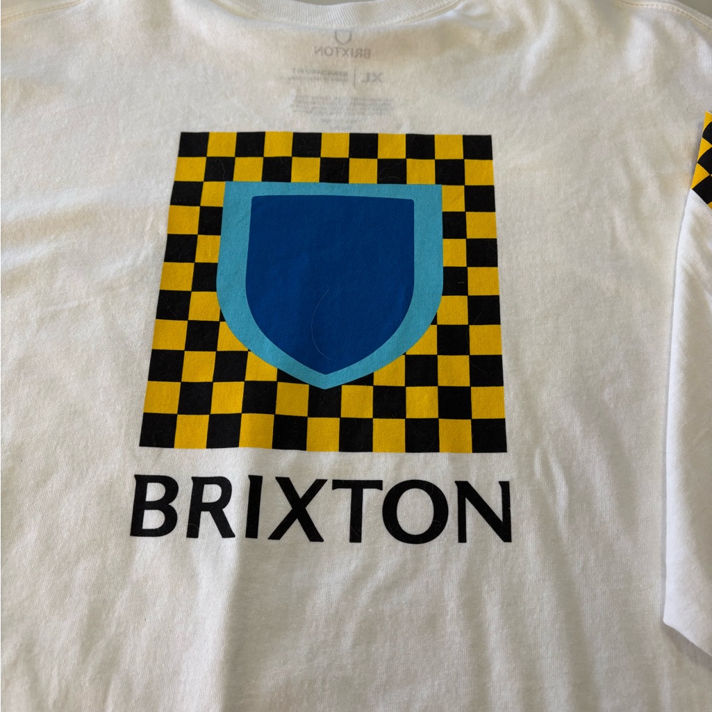 Brixton White Long Sleeve Tee Mens Xl - New